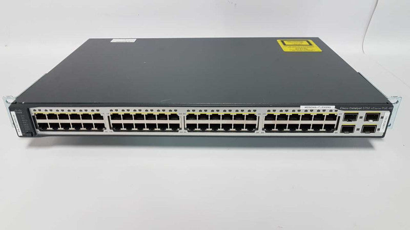 cisco catalyst 3750 V2 Series poE-48 WS-C3750V2-48PS-S Factory Reset  #