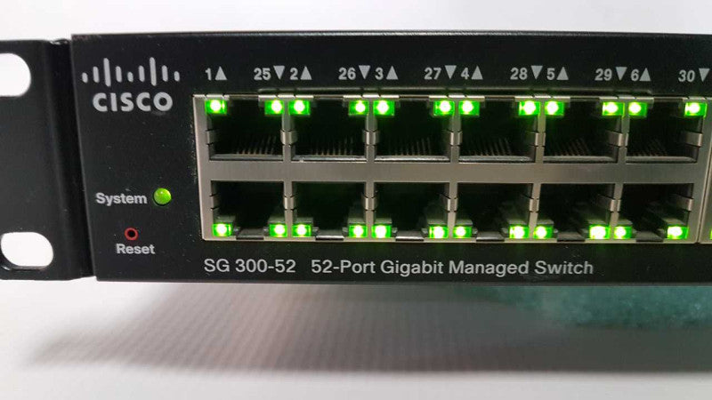Cisco Small Business Switch SG300-52 gigabit managed - RESET #