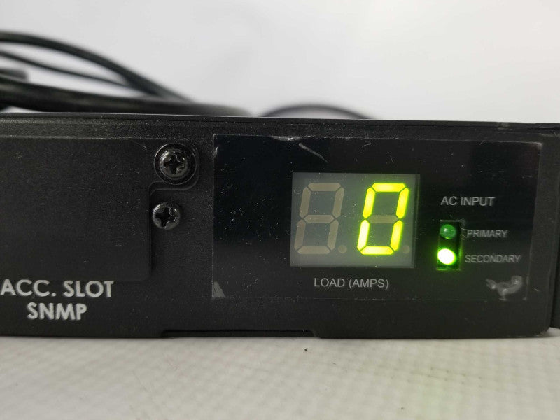 TRIPP LITE PDUMH15AT PDU METERED ATS 120V 15A 5-15R 8 OUTLET 2 5-15P HORIZONT _