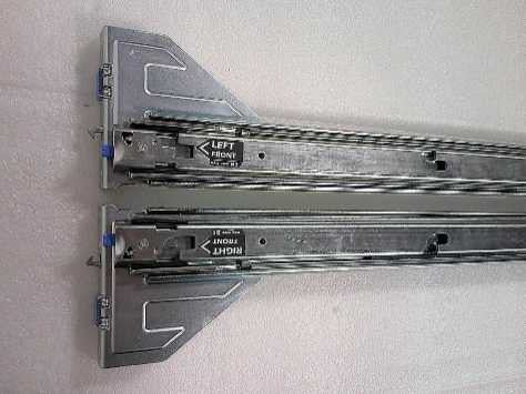Dell M997J P242J PowerEdge R710 2U Type B1 Sliding Left Right Rail Kit Q