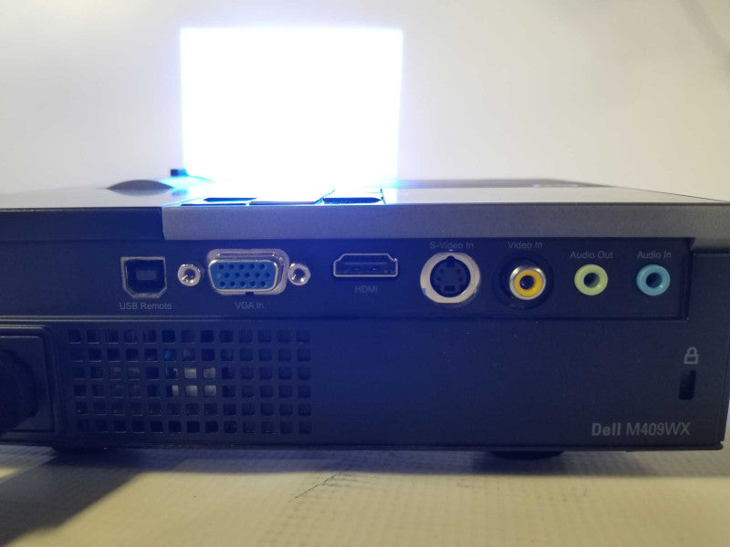 Dell M409WX Projector with Remote Control & Bag, lamp has 440 hours _