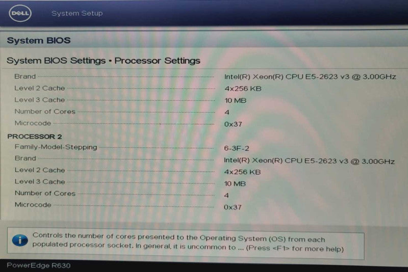 Dell PowerEdge R630 2x Xeon E5-2623(v3) @ 3.0GHz 80GB DDR4 H730P Mini =