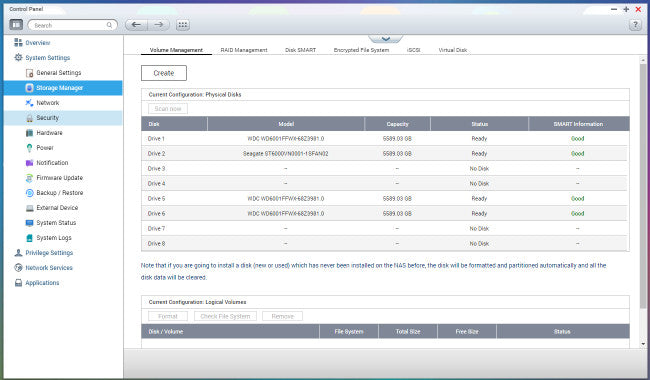 QNAP TS-589U+ 24TB HDD (