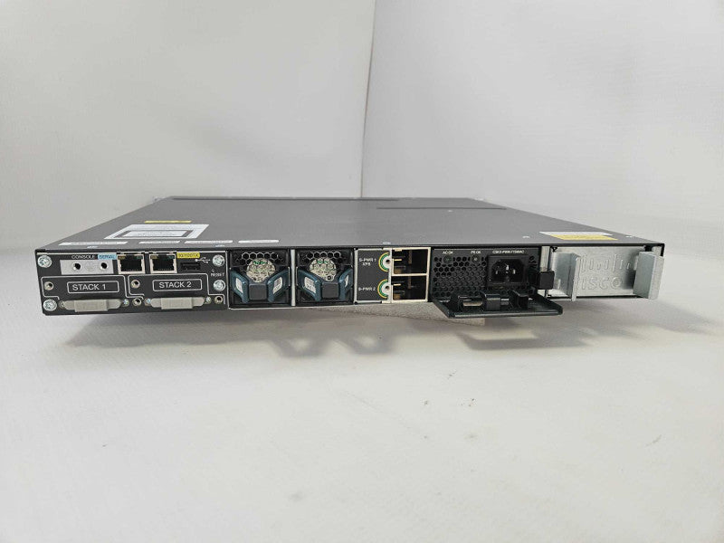 WS-C3750X-24P-S V06 Cisco Catalyst 3750X PoE+ 24 Port Gigabit Ethernet Switch )