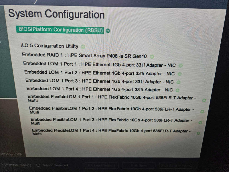 HP Proliant DL360 Gen10 Xeon Silver 4114 @ 2.20GHz 32 GB DDR4 P408i-a RAID )