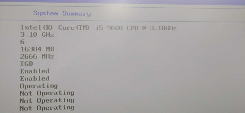Lenovo ThinkStation P330 i5-9600 16GB DDR4 RAM NO HDD @