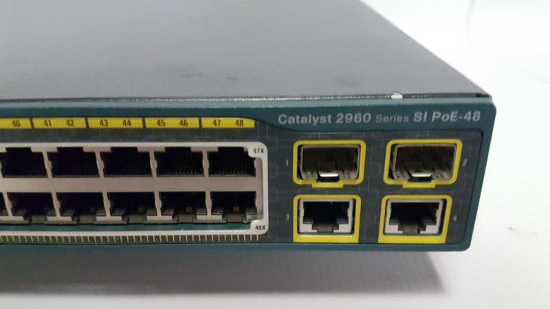 Cisco Catalyst 2960 Series SI PoE-48 WS-C2960-48PST-S - Fact Reset #
