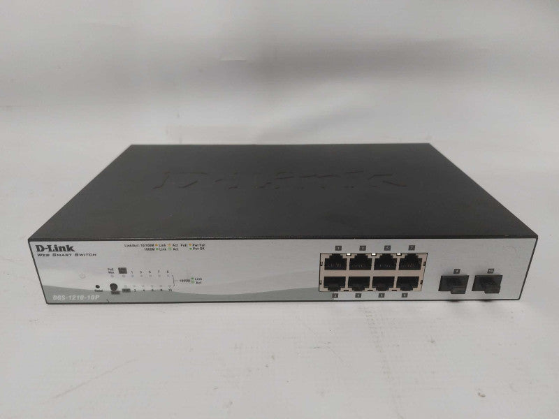 D-Link DGS-1210-10P HW:B1 10-Port GbE PoE Web Smart Switch Q