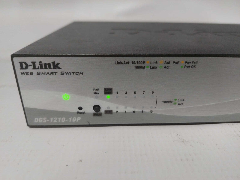D-Link DGS-1210-10P HW:B1 10-Port GbE PoE Web Smart Switch Q