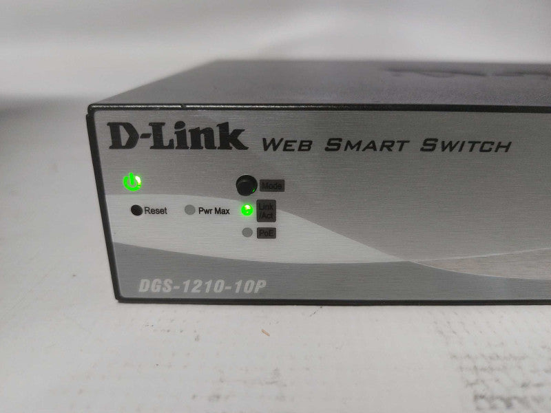 D-LINK DGS-1210-10P Smart Managed 10-Port PoE Gigabit Switch  Q