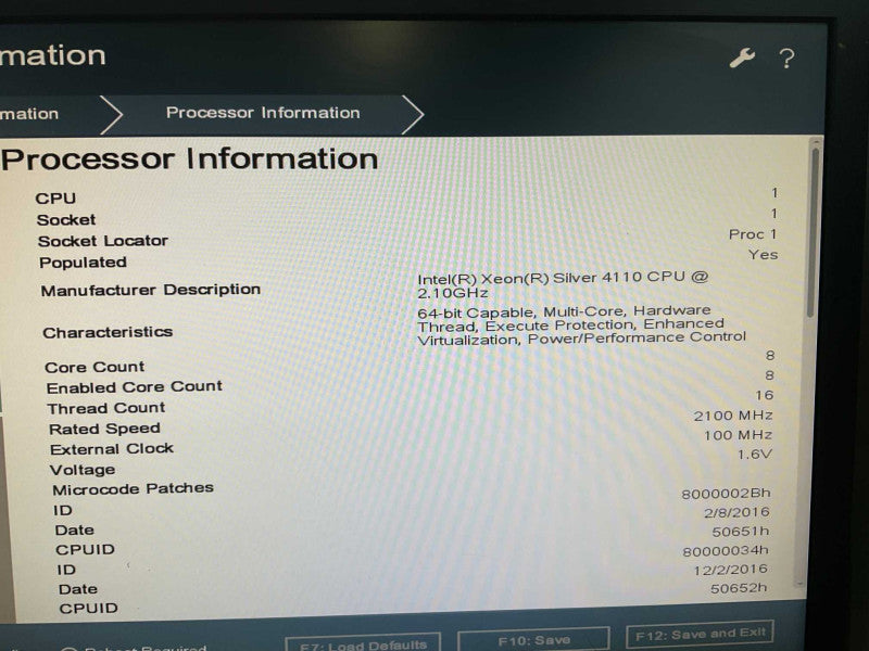 HP ProLiant DL360 Gen10 Intel Xeon Silver 4110 @2.1GHz 32GB RAM  -