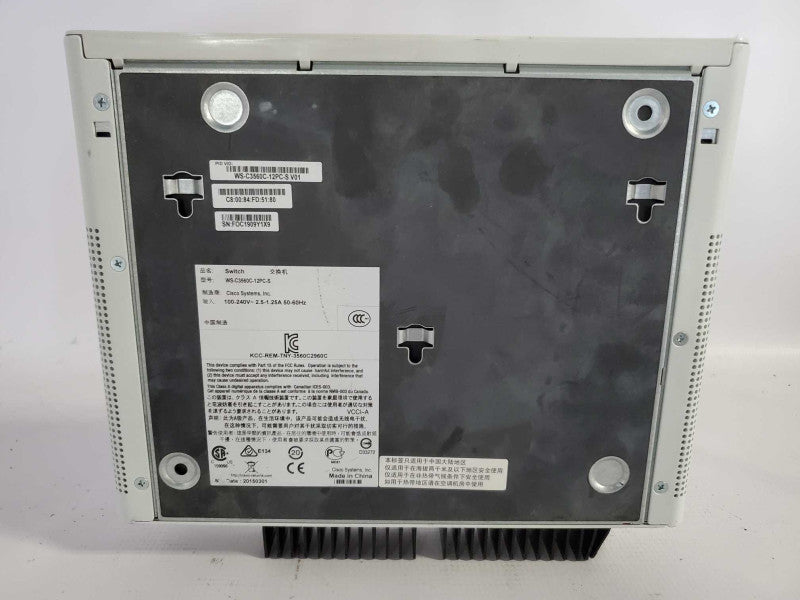 Cisco WS-C3560C-12PC-S Switch 12 FE PoE (