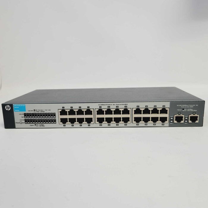 HP J9664A 24-Port 10/100 Switch with Two 10/100/1000 GbE Ports =