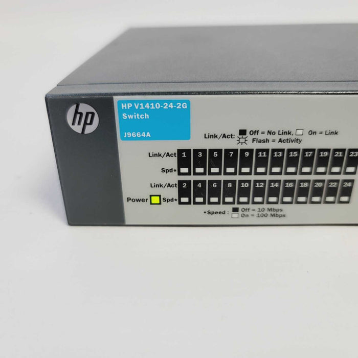 HP J9664A 24-Port 10/100 Switch with Two 10/100/1000 GbE Ports =