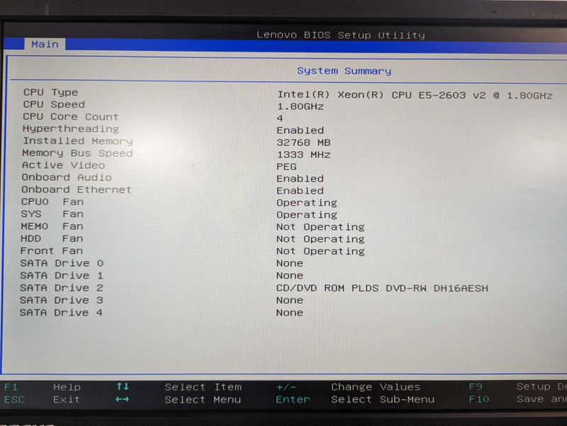 Lenovo ThinkStation S30 Xeon E5-2603 v2 32GB RAM NO HDD Quadro K600 $