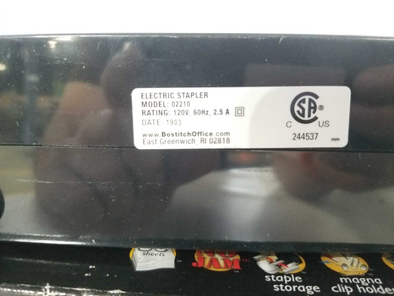 Desktop Electric Stapler Stanley Bostitch 02210 Impulse Drive 30 Shts _