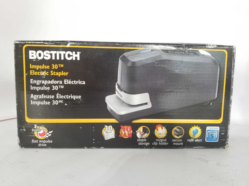 Desktop Electric Stapler Stanley Bostitch 02210 Impulse Drive 30 Shts _