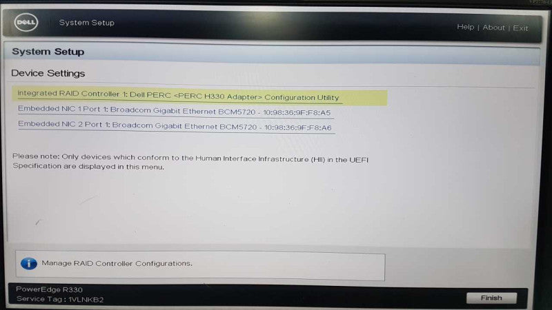 Dell Poweredge R330 Xeon E3-1230 V5 @ 3.40ghz / H330 raid ctrl - READ #