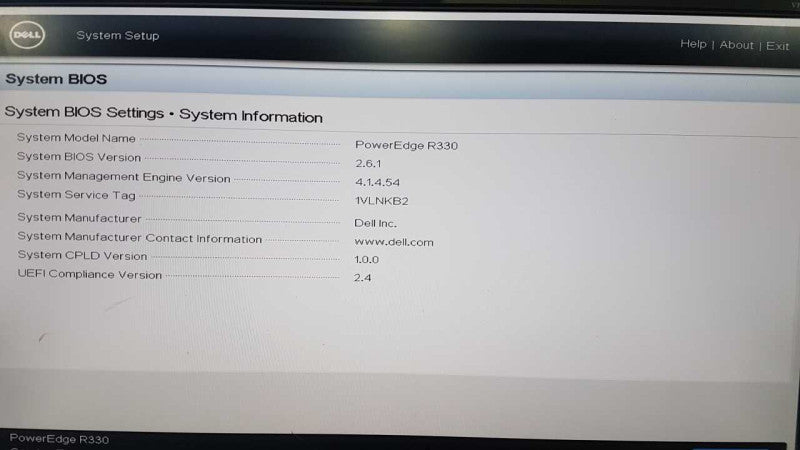 Dell Poweredge R330 Xeon E3-1230 V5 @ 3.40ghz / H330 raid ctrl - READ #
