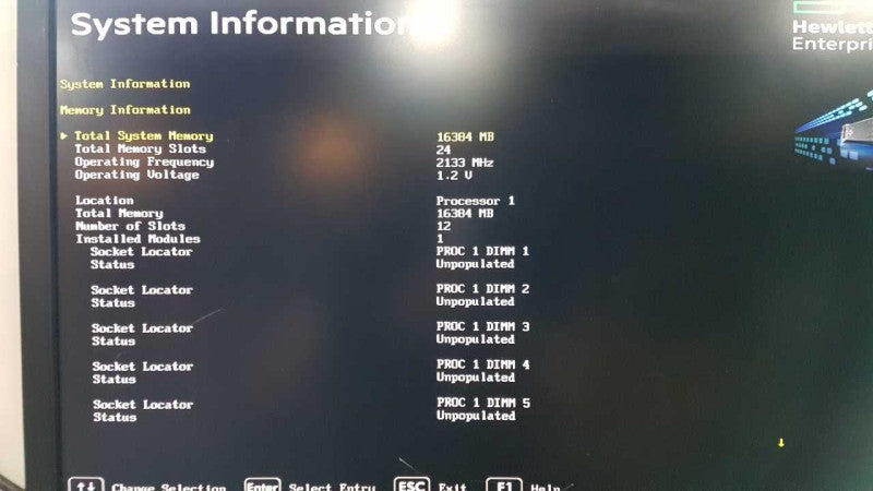 HP Proliant DL360 Gen9 Xeon E5-2620 V4 @ 2.10ghz / 16gb ram /P440ar raid #