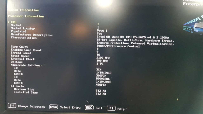 HP Proliant DL360 Gen9 Xeon E5-2620 V4 @ 2.10ghz / 16gb ram /P440ar raid #