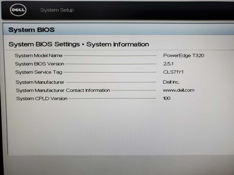 Dell PowerEdge T320 Xeon E5-2403 @ 1.8GHz 24GB DDR3 16x 2.5\\" No HDD H710 (