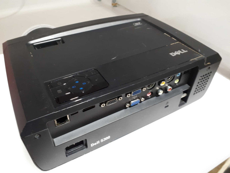 DELL S300 DLP Projector 2200 Lumens Short-Throw HD 1080p 3D HDMI  &