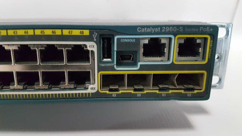 Cisco Catalyst 2960-S Series PoE+ Gigabit Network Switch - Fact Reset #
