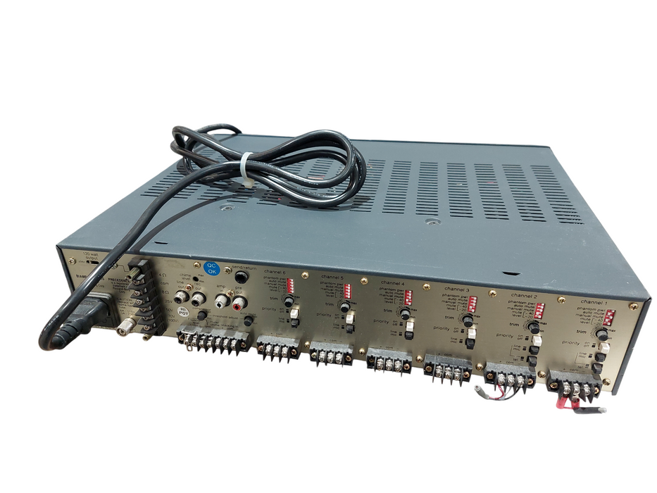 Biamp Systems Precedence CMA120 Commrcial Mixer Amplifier Rack Mountable =