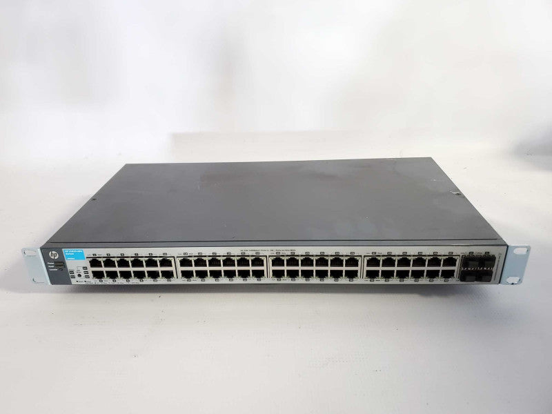 HP J9660A V1810-48G 48 Port Gigabit Network Switch with Rack Mount Ears Q(