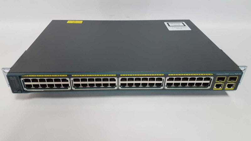 Cisco Catalyst 2960 series PoE-48 Network Switch - Fact Reset #
