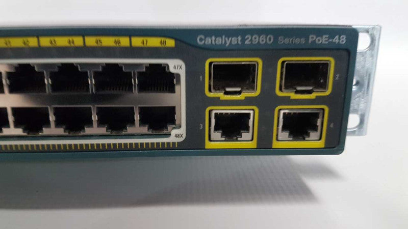 Cisco Catalyst 2960 series PoE-48 Network Switch - Fact Reset #
