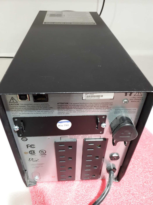 APC SMART UPS 1500 Network Port USB Serial 8 Outlet- New Battery Needed &