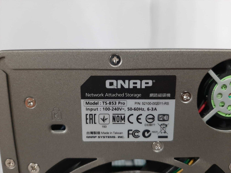 QNAP TS-853 Pro  8-Bay NAS with 4x 4TB HDDs, Factory Reset _