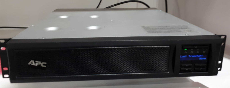 APC Smart-UPS 1500VA 1000W LCD RM 2U 120V SMT1500RM2U- Need new Battery &