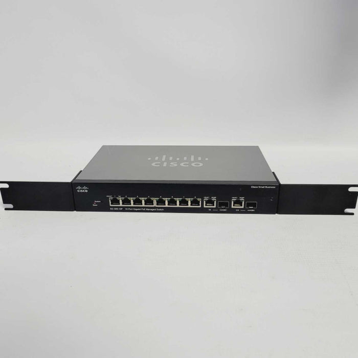 Cisco SG300-10P PoE 10 Port Managed Gigabit Switch  =