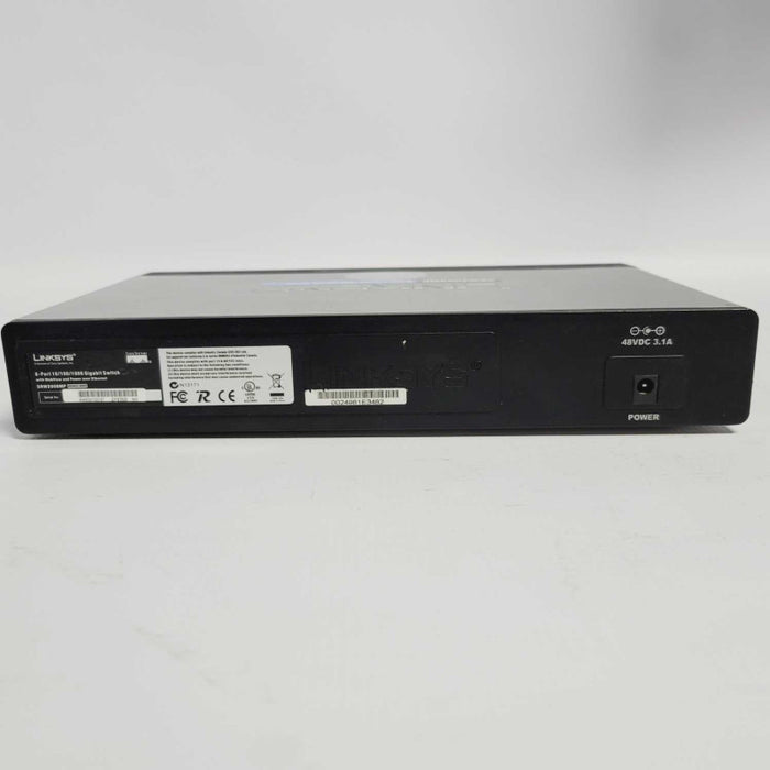 Linksys by Cisco SRW2008MP 8-Port Gigabit Switch - WebView/Max PoE Q=