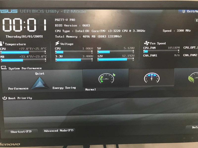 ASUS P8Z77-V PRO LGA 1155 motherboard  Intel Z77 HDMI SATA 6Gb/s USB 3.0 ATX