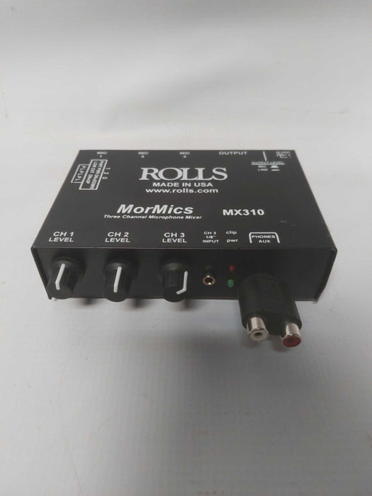 Rolls MX310 Mormics Three Channel Microphone Mixer