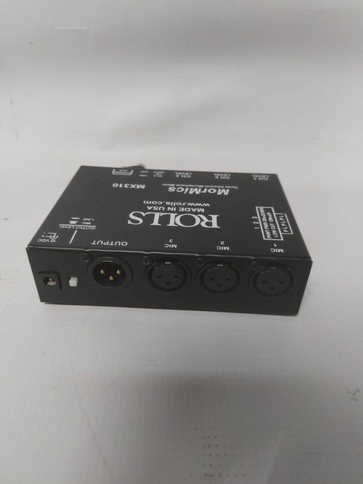 Rolls MX310 Mormics Three Channel Microphone Mixer