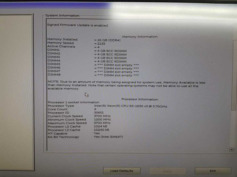 Dell Precision T5810 Xeon E5-1630 V3 @ 3.70ghz / 16gb ram / Quadro M2000 GPU #