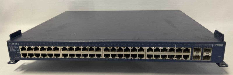 NETGEAR GS758TP 48 port Gigabit POE smart network switch READ  -