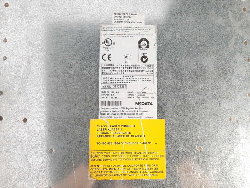 Dell McData Sphereon ES-4500 24 Port Fibre Channel Fabric SAN Switch Q$