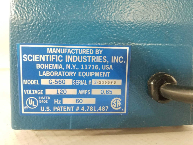 Scientific Industries Vortex Genie 2T Lab Touch Vortexer Mixer _