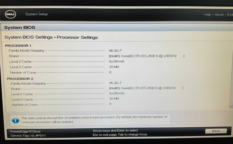 DELL PowerEdge R720xd 2x Intel Xeon E5-2690 @2.9GHz 32GB RAM  -