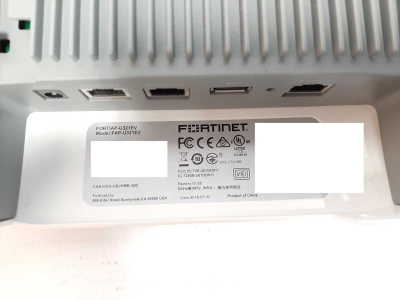 Fortinet FAP-U321EV-A Dual Radio 2.4 GHz or 5 GHz 3x3 MU-MIMO Indoor WAP $