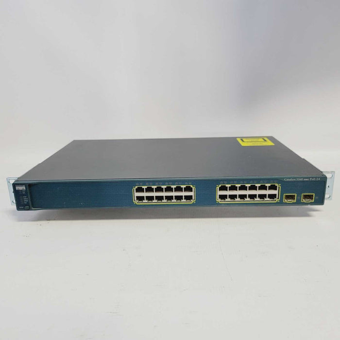 Cisco WS-C3560-24PS-S Catalyst 3560 24 Port PoE Switch with Rack Ears =