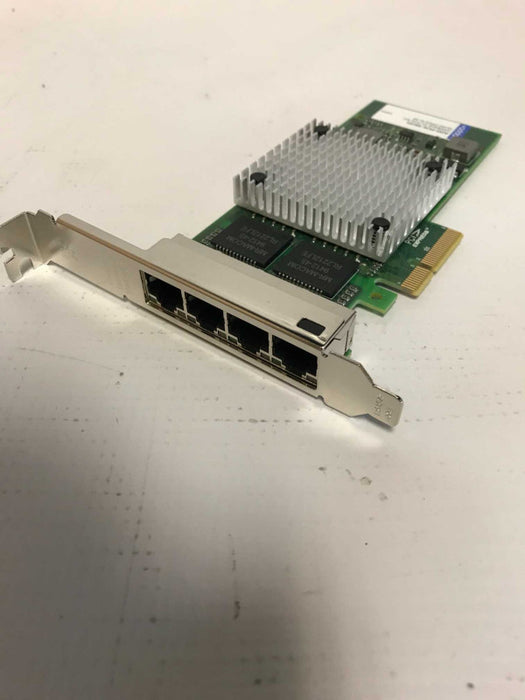 Addon 1000base TX PCIE NIC Quad Open Rj-45 with box Q
