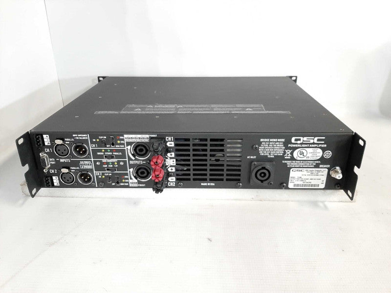 QSC PL380 Powerlight 3 8000W Power Amplifier READ $