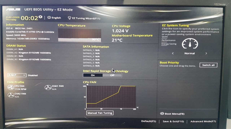 Custom Gaming PC i7-4790 @ 3.60ghz / 16gb ram / GTX 680 / Z97-k Mobo #